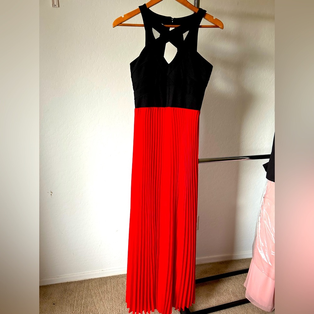 Ruby Rox Black & Red Long Dress Size 7